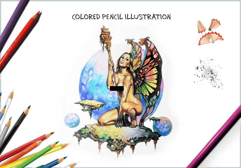 Colored Pencil Illustration
