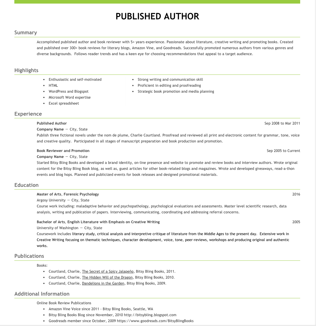 resume