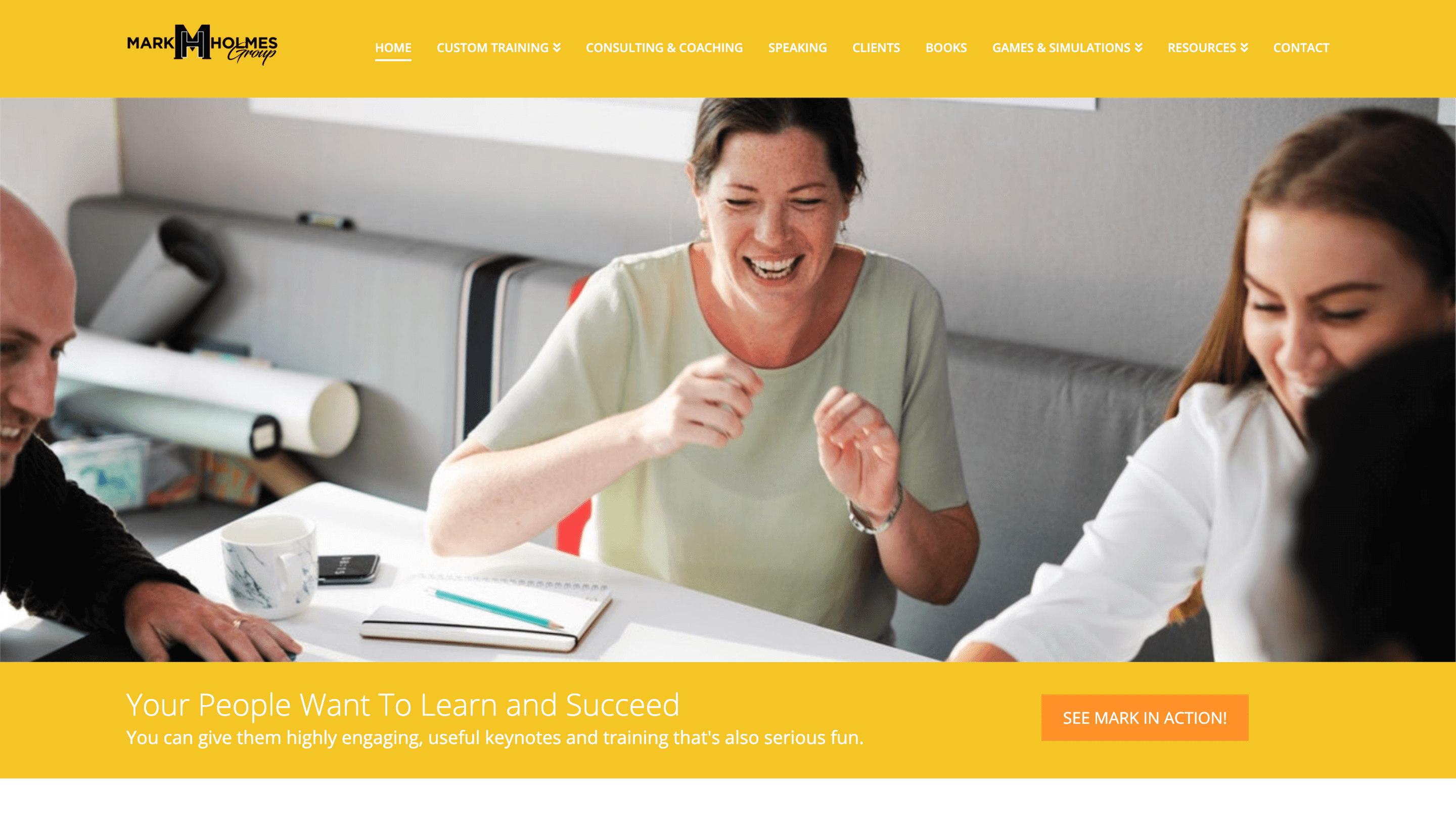 Mark Holmes Author Website