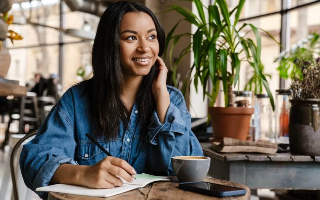 Author writing a novella.