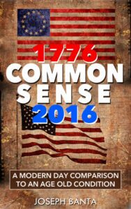 Custom book cover designed by Gatekeeper Press for 1776-Commonsense-2016