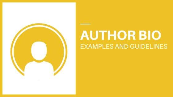 how to write an author bio with no experience