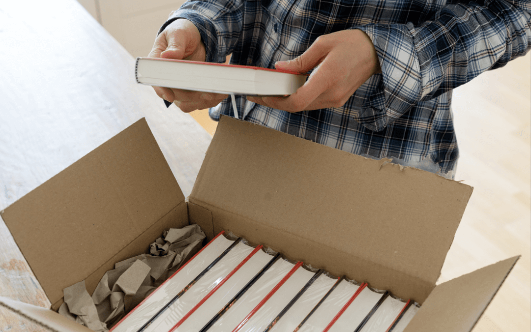 author unboxing books