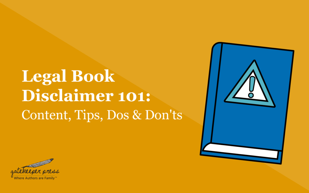 book disclaimer