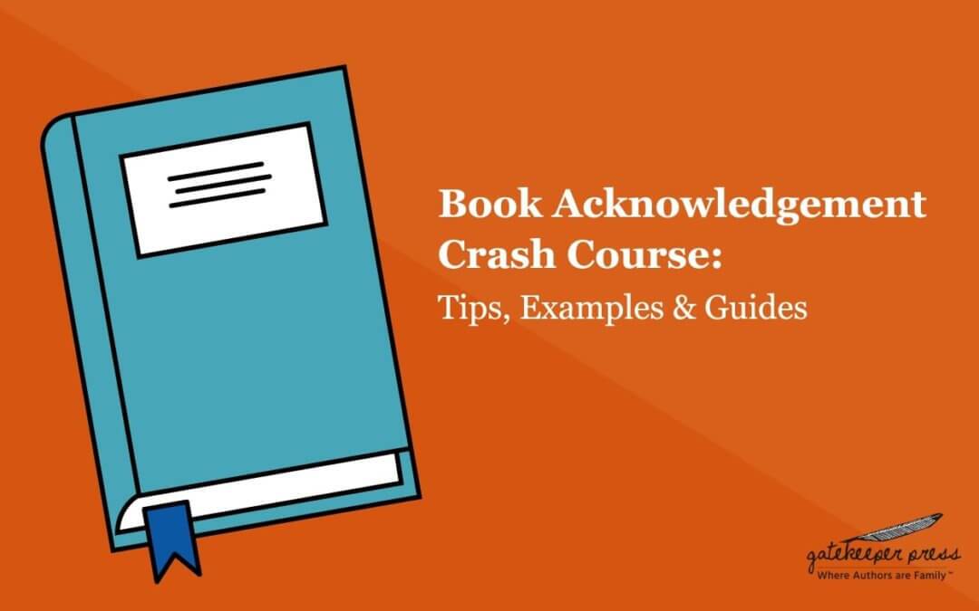 book acknowledgments