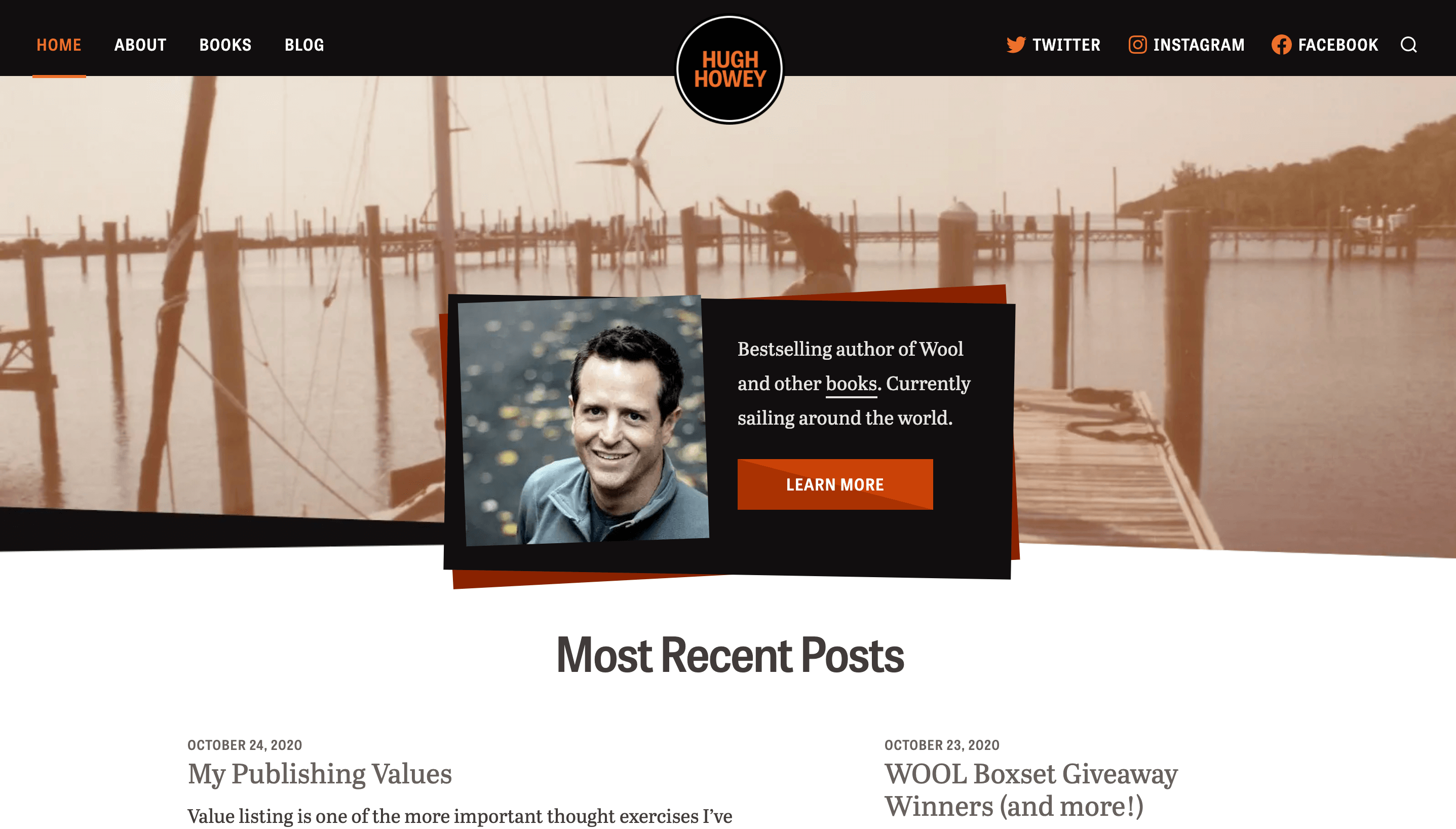 Hugh Howey Author Website