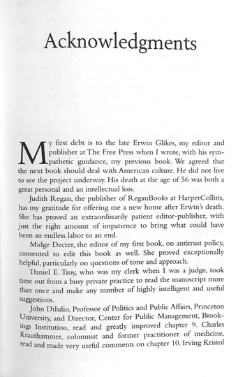 book acknowledgments